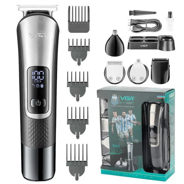 Тример для домашнього використання VGR&nbsp;Grooming Kit 5in1 (V-111) V-111 фото