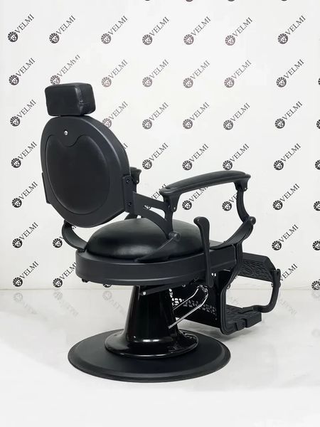 Чоловіче перукарське крісло Velmi Barber Cardinal Black VM08 VM08 фото