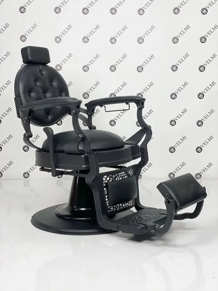 Чоловіче перукарське крісло Velmi Barber Cardinal Black VM08 VM08 фото