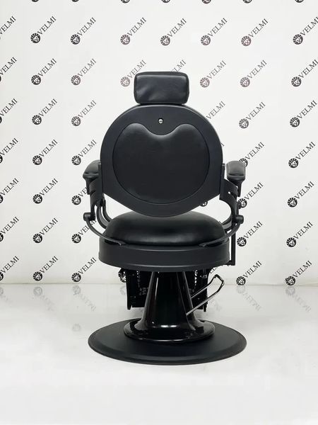 Чоловіче перукарське крісло Velmi Barber Cardinal Black VM08 VM08 фото