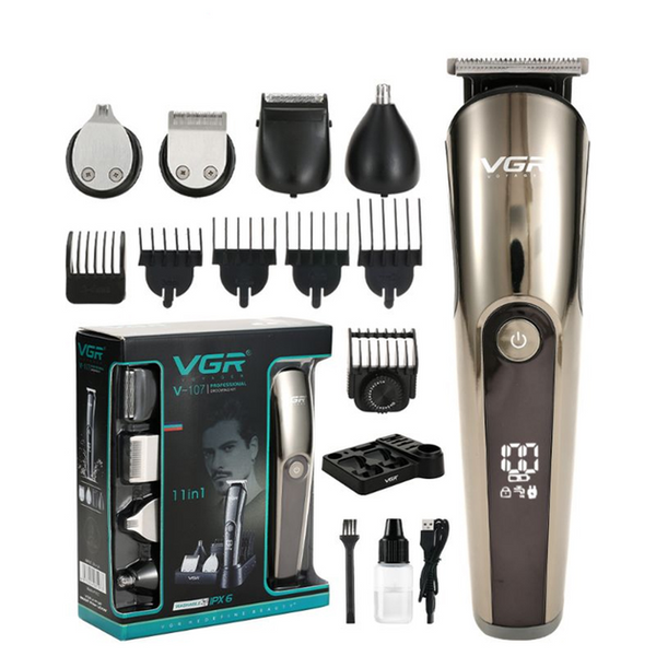 Триммер для домашнего использования VGR&nbsp;Grooming Kit 11in1 (V-107) V-107 фото