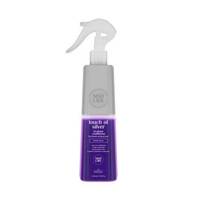 Двофазний кондиціонер-спрей для світлого волосся NishLady Touch of Silver Bi-Phase Conditioner 386ml 20106004 фото