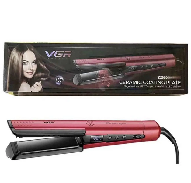 Утюжок для волос VGR Professional V-550 RED V-550RE фото