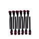 Набір металічних затискачів Termax Professional Evolution Black&Red, 12 шт (ES-1009-RD) ES-1009-RD фото 1