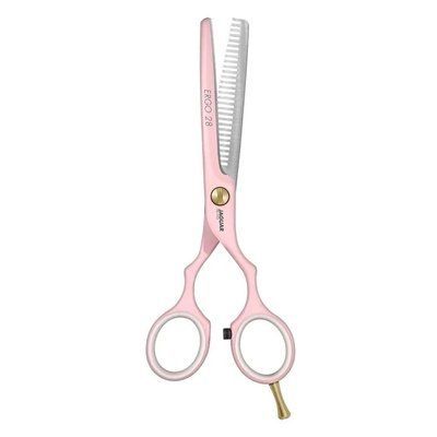 Ножиці для стрижки філірувальні Jaguar Prestyle Ergo 28 Pink 5.5" (J-83855-1) J-83855-1 фото