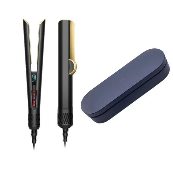 Выпрямитель для волос Hairtools Airstrait HT01 Strawberry Onyx Black/Gold с кейсом HT01-BL-C фото