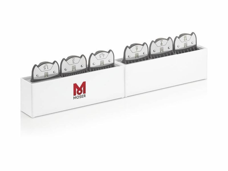Набор насадок для машинок с подставкой Moser Magnetic Premium (1801-7000) 1801-7000 фото