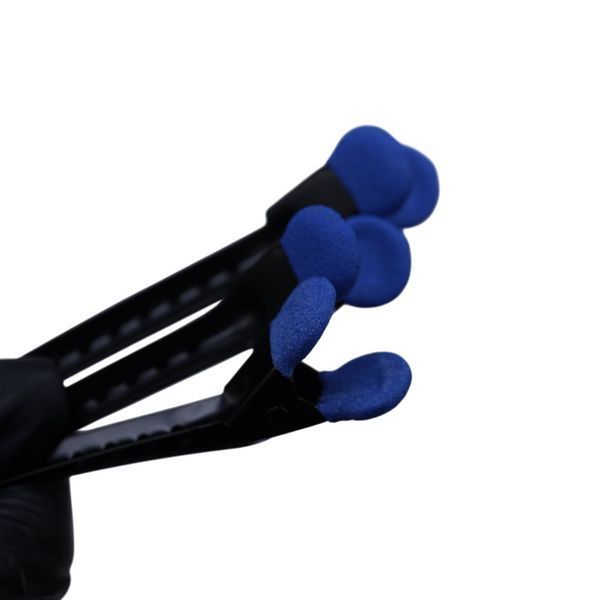 Набір металічних затискачів Termax Professional Evolution Black&Blue, 12 шт (ES-1009-BLU) ES-1009-BLU фото