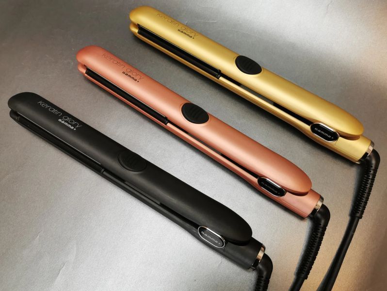 Випрямляч для волосся Gamma Piu Keratin Glory Matt Gold GP39 GP39 фото