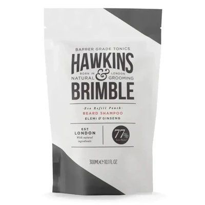 Шампунь для бороды Hawkins & Brimble Beard Shampoo Pouch 300мл (5060495673825) 5060495673825-PO фото