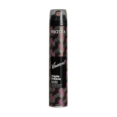 Сухий спрей для екстрафіксації волосся, з потрійним дифузором Matrix Vavoom Triple Freeze Extra Dry Spray, 300 мл (Mtrx40) Mtrx40 фото