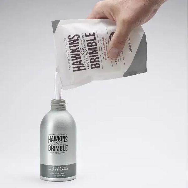 Шампунь для бороды Hawkins & Brimble Beard Shampoo Pouch 300мл (5060495673825) 5060495673825-PO фото