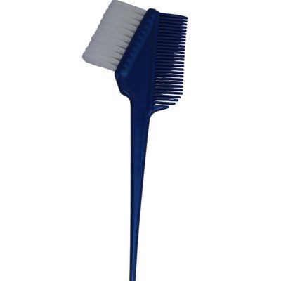 Кисть для окрашивания волос с расческой и белой щетиной Estet Professional Blue (ES-1022-BLU) ES-1022-BLU фото