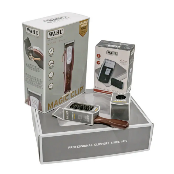 Набор Wahl Combo (Combo Wahl Magic Clip Cordless + Travel Shaver + 2 щетки) 3615-0473 3615-0473 фото