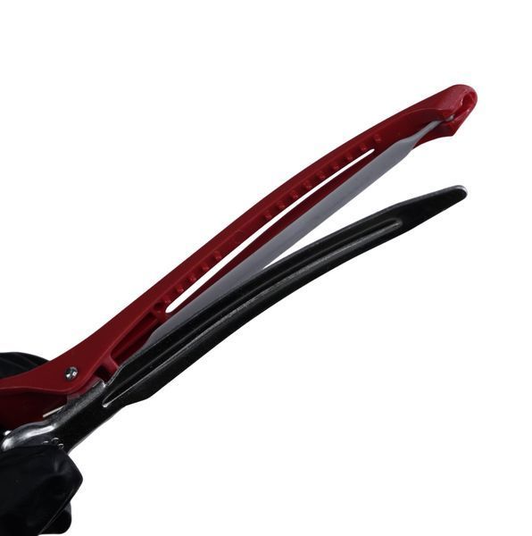 Кліпси-затискачі для волосся Termax Professional Perfect Fit Red 11 см, 6 шт (ES-1008-RD) ES-1008-RD фото
