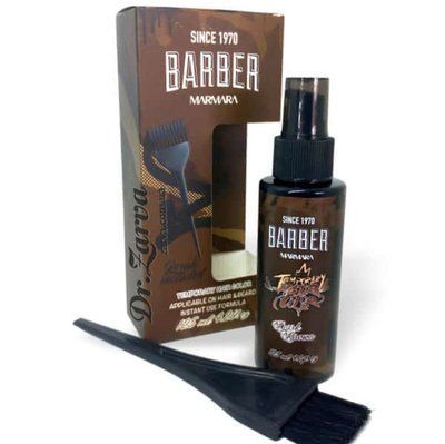 Краска для бороды и усов Marmara Barber Temporary Hair Color - темно-коричнева (без аміаку) 125 мл 10605003 фото