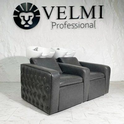Подвійна перукарcька мийка Velmi Мilan Duo VM2033/2 VTL0002 фото
