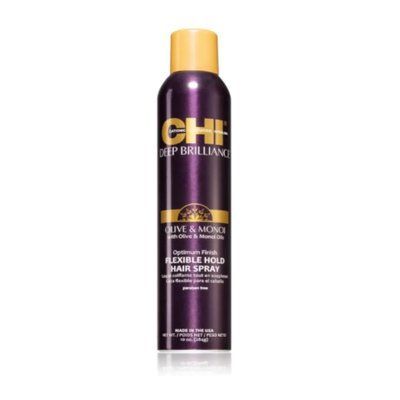 Лак для волос с мягкой фиксацией CHI Deep Brilliance Olive & Monoi Op FlexHold, 284 г (CH-37) CH-37 фото