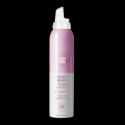 Мус для укладання волосся Nishlady Fixing Mousse Crazy Styles 200ml 20106010 фото
