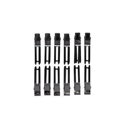 Набір металічних затискачів для волосся Estet Professional Small Silver, 5 см, 100 шт (ES-1030) ES-1030 фото