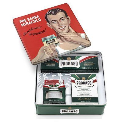 Набор для бритья Proraso Vintage Selection Gino в металлической коробке 11001019 фото