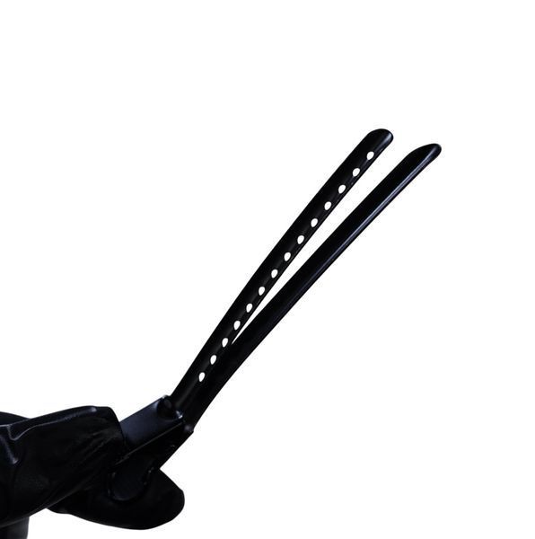 Набор металлических зажимов Estet Professional Black, 9.5 см, 12 шт (ES-1031-BK) ES-1031-BK фото