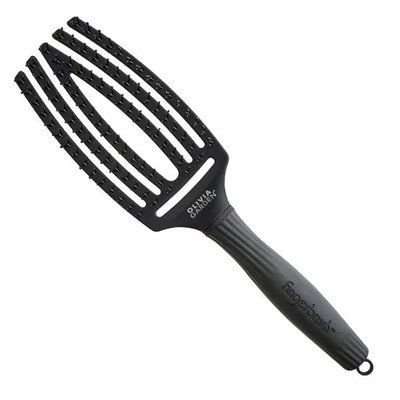 Щітка для волосся Olivia Garden Finger Brush Medium Black (ID1733) ID1733 фото