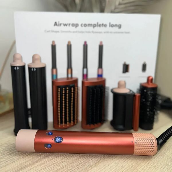 Стайлер для волосся Hairtools HS05 Airwrap Complete Long Styler Steawberry/Bronze 6 насадок HS05-SB фото