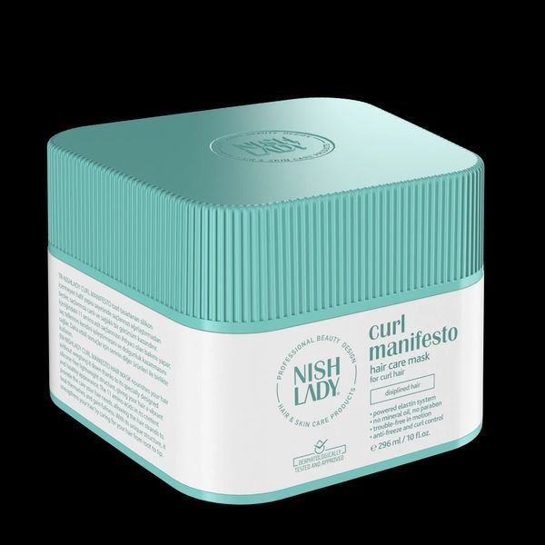 Маска для вьющихся волос NishLady Curl Manifesto Mask 296ml 20101004 фото