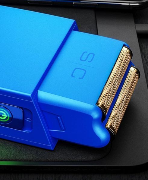 Шейвер STYLECRAFT Wireless Prodigy Foil Shaver Metallic Blue SCWPFB фото
