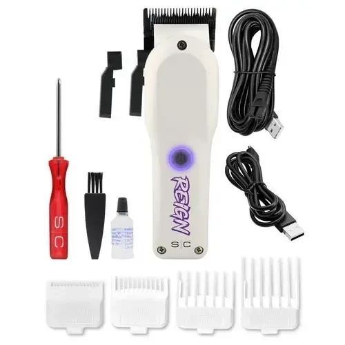 Професійна машинка для стрижки Style Craft Reign Digital White (SC620W) SC620W фото