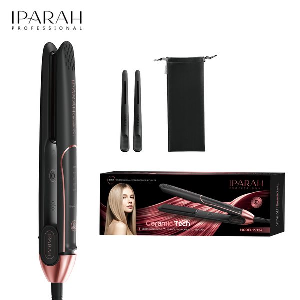 Выпрямитель для волос IIPARAH Professional Straightener & Curler Flat Iron P-124 P-124 фото