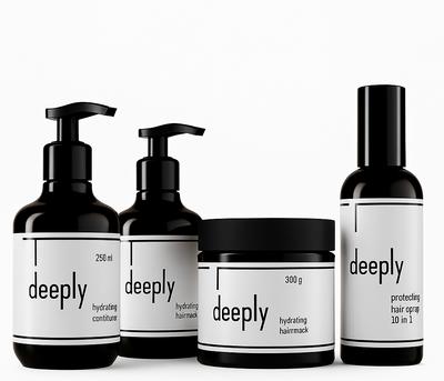 Увлажняющий набор для волос deeply hydrating 4-в-1 (шампунь + кондиционер + маска + спрей) d6600 фото