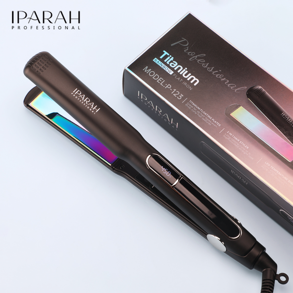 Выпрямитель для волос IPARAH Professional Titanium Flat Iron P-123 Rainbow P-123 фото