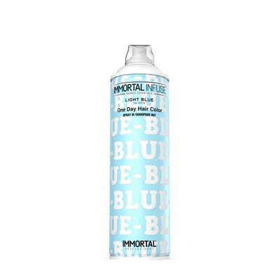 Камуфляж для волос синий Immortal Infuse One Day Hair Color Spray Light Blue, 200 мл (INF-170) INF-170 фото