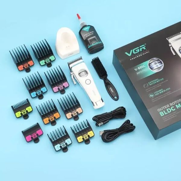 Профессиональная машинка для стрижки VGR Professional Rotatech White (V-880C-WT) V-880C-WT фото