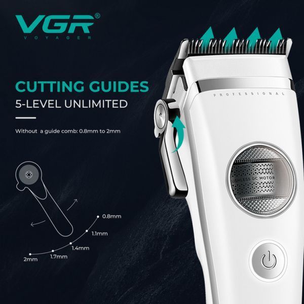 Професійна машинка для стрижки VGR Professional Rotatech Black (V-880C-BK) V-880C-BK фото