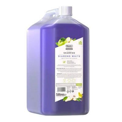 Шампунь для світлої шерсті тварин Wahl Diamond White Shampoo Concentrate 5 л (ZX489) ZX489 фото