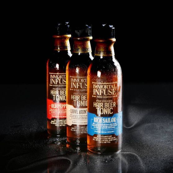 Тоник для волос Immortal "INFUSE HAIR BEER TONIC OLD PEPPER" 300 ml (INF-24) INF-24 фото