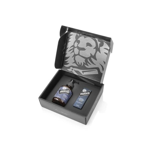 Подарочный набор по уходу за бородой Proraso Duo Pack Azur Lime (Oil + Shampoo) 11001015 фото