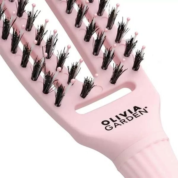 Щітка для волосся Olivia Garden Finger Brush Combo Small Pastel Pink (ID1685) ID1685 фото