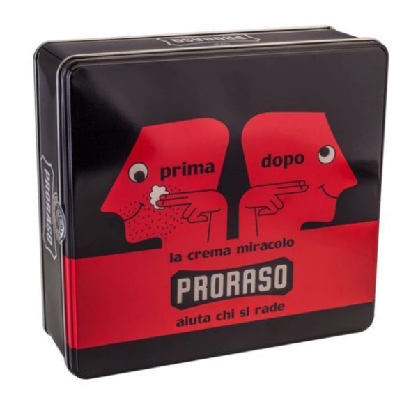 Набор для бритья Proraso Vintage Selection Prima&Dopo в металлической коробке (Proraso453) 11001021 фото