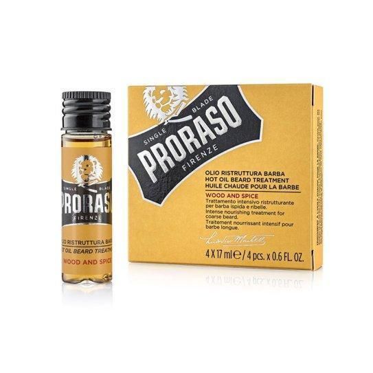 Масло для бороды Proraso Hot Wood & Spice Beard oil 4 х 17 мл 10603019 фото