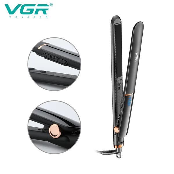 Утюжок для випрямлення волосся VGR Professional V-515 Black V-515 Black фото