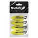 Затискач для волосся Sway Yellow 4 шт. 116 006 YEL 116 006 YEL фото 2